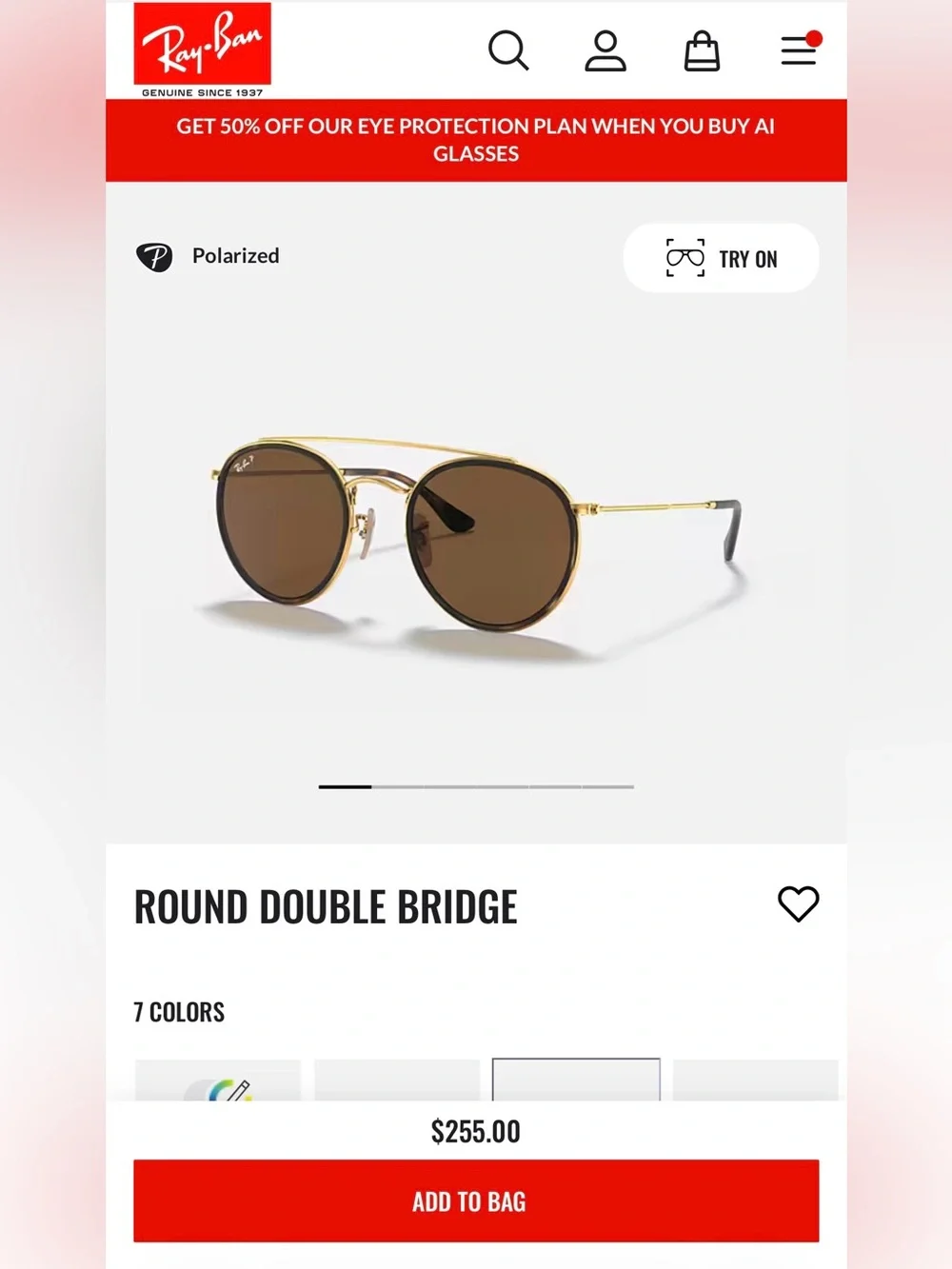 Ray-Bans Round Double-Bridge
